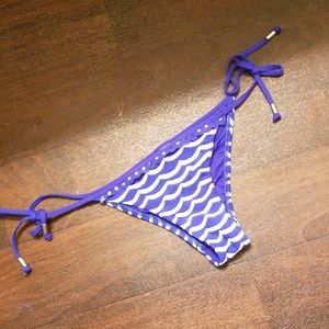 Blue & White Tidal Wave Seafolly bikini Size 12